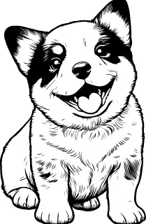 Australian Cattle Dog illustration