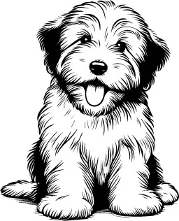 Briard illustration