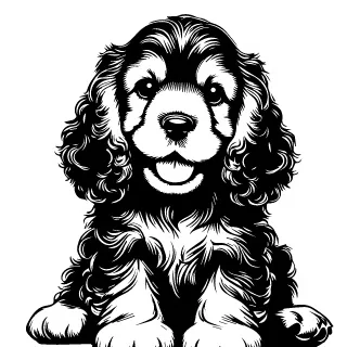 English Springer Spaniel illustration