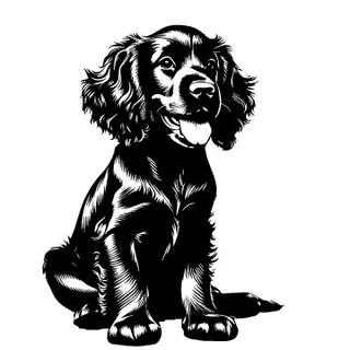 Gordon Setter illustration