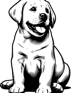 Labrador Retriever illustration
