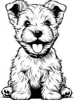 Scottish Terrier illustration