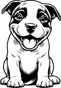 Staffordshire Bull Terrier illustration