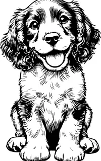 Sussex Spaniel illustration